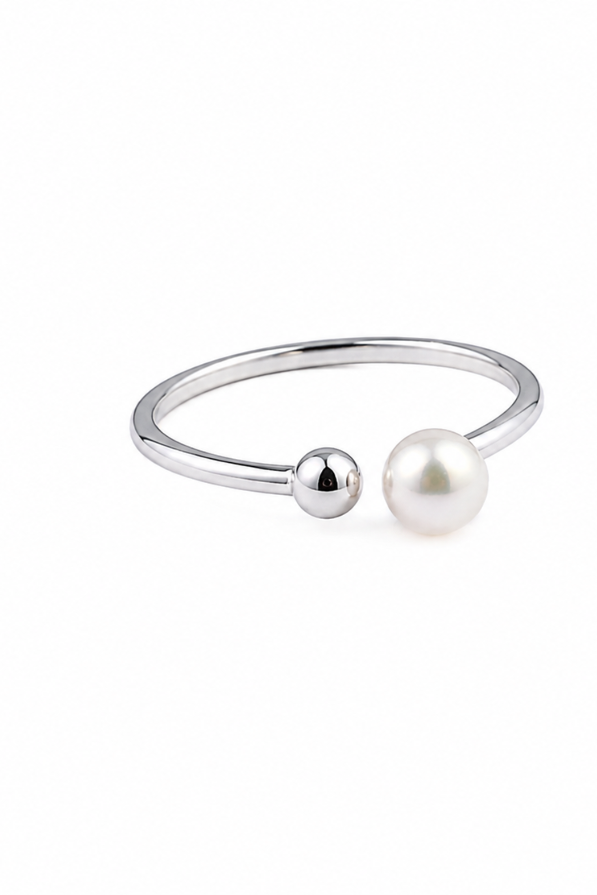 Luna Open Pearl Ring
