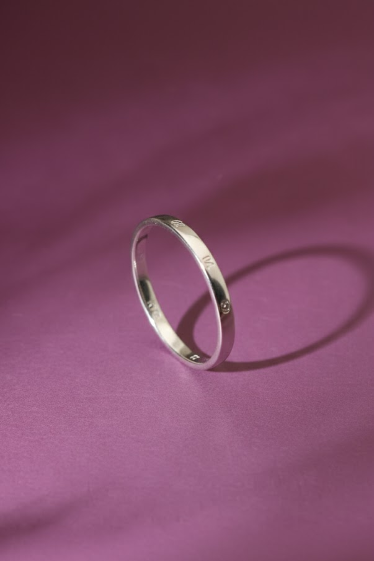 Silver Flush-Set Crystal Eternity Band | 925 Sterling Silver