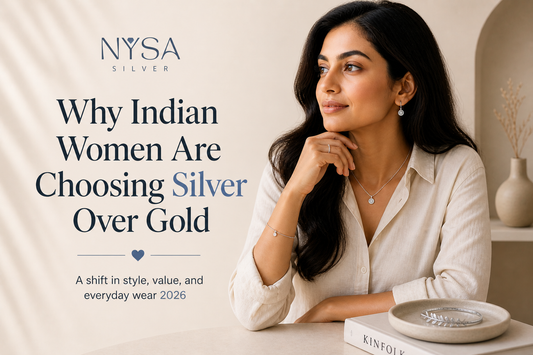 Why Indian Women Are Quietly Ditching Gold for Silver, And Never Looking Back