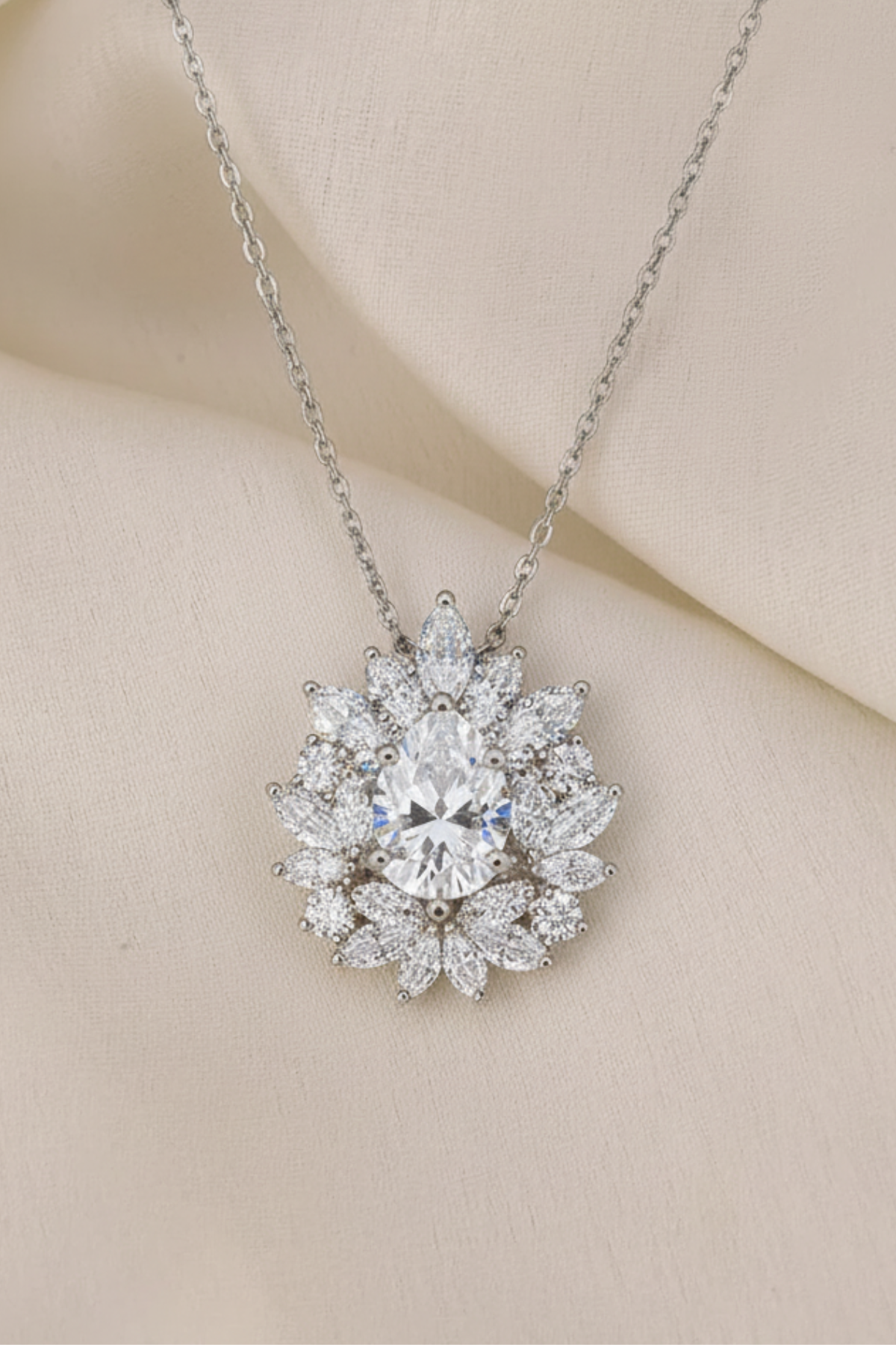Starburst Crystal Necklace