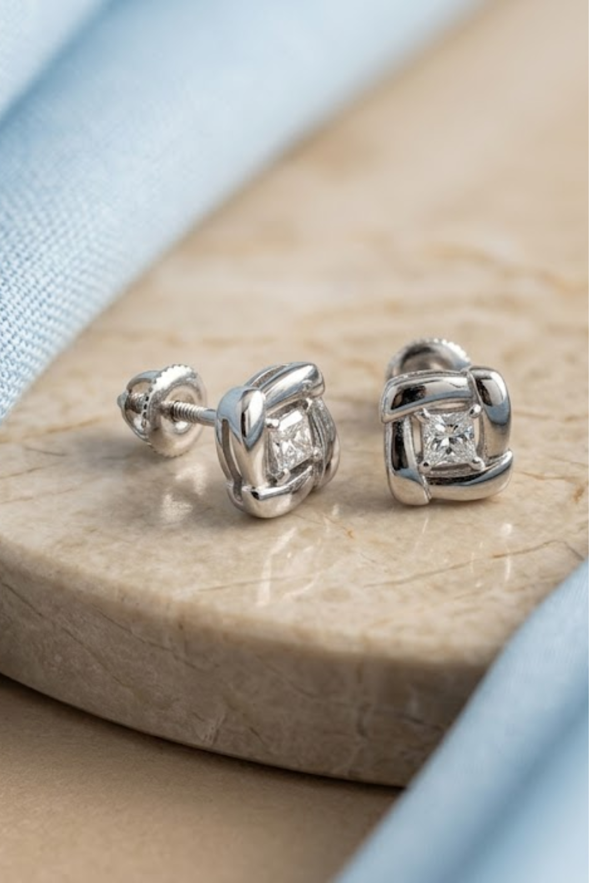 Aurora Cushion Studs
