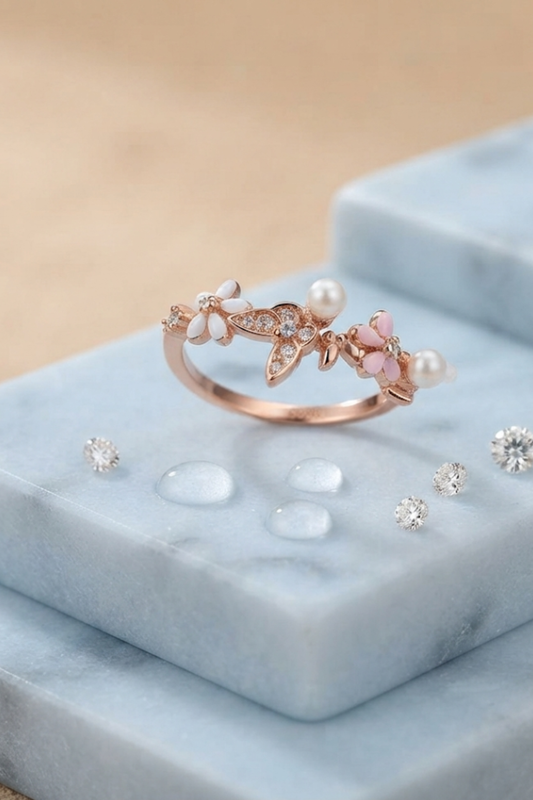 Bloom Butterfly Ring