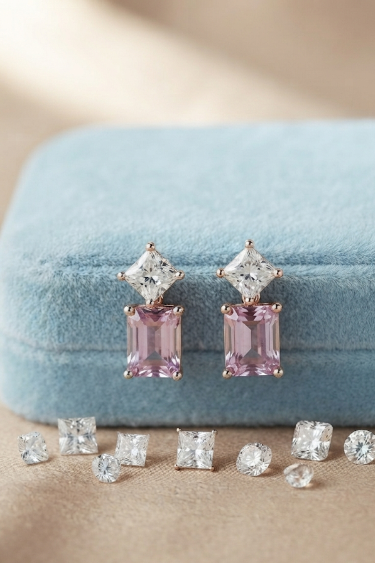 Blush Aurora Studs