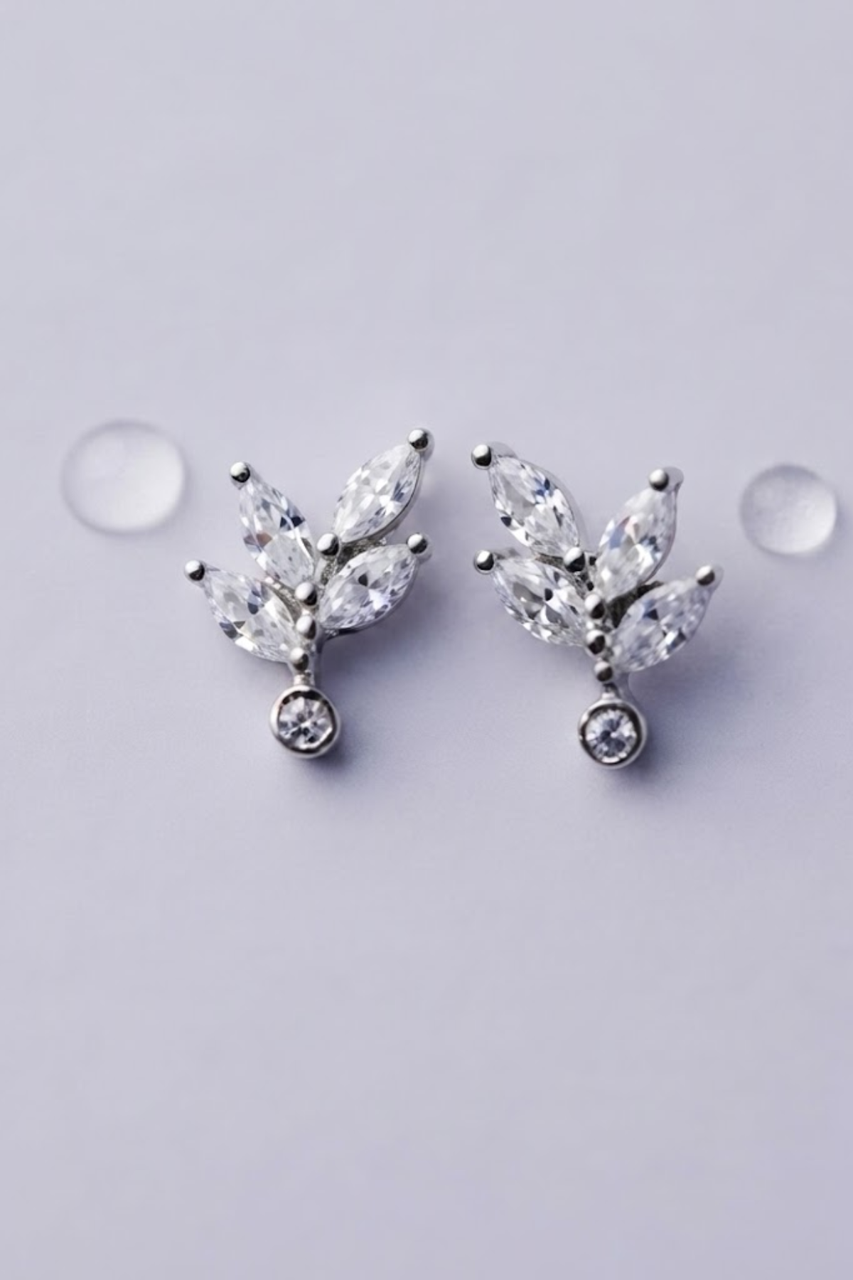 Celeste Leaf Studs