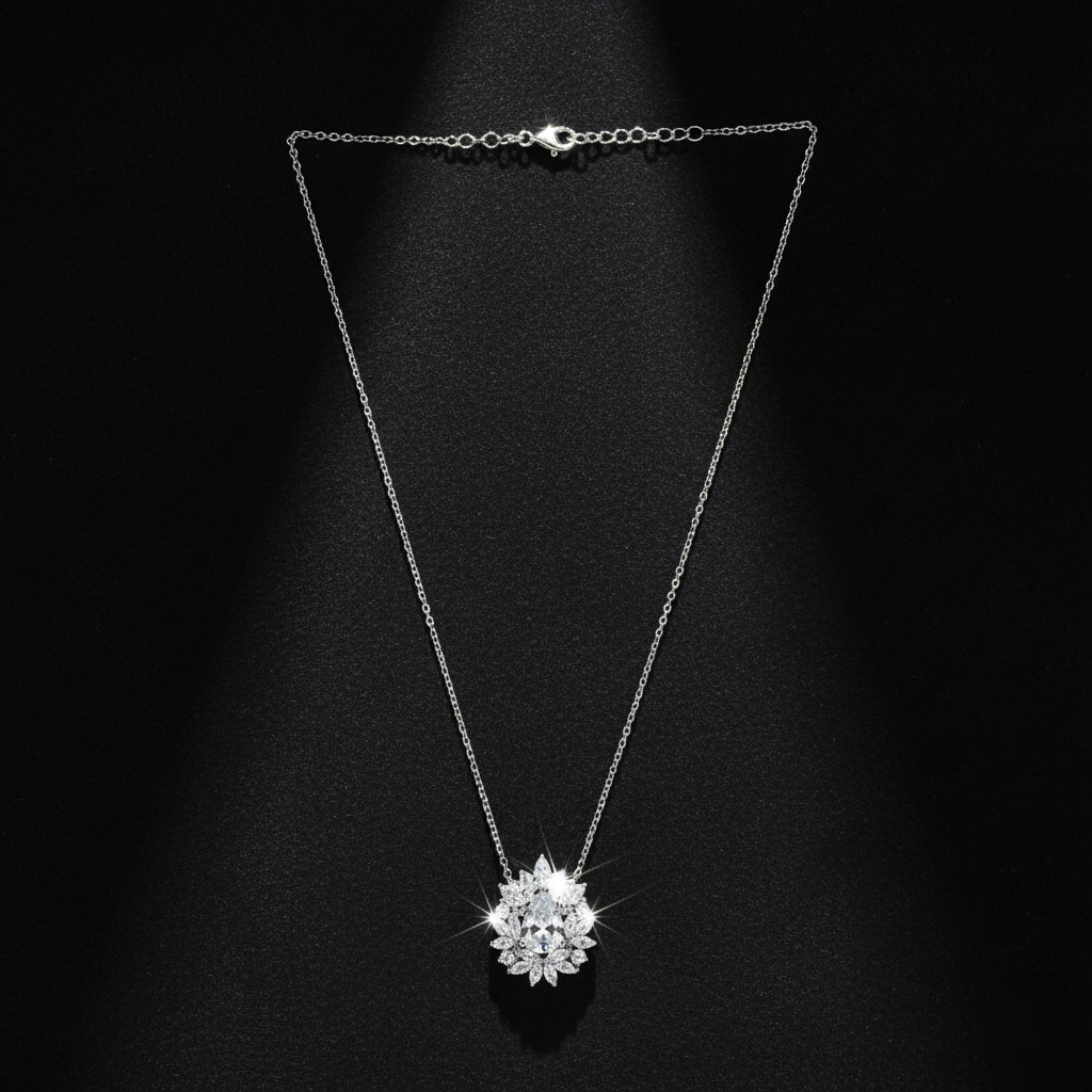 Starburst Crystal Necklace