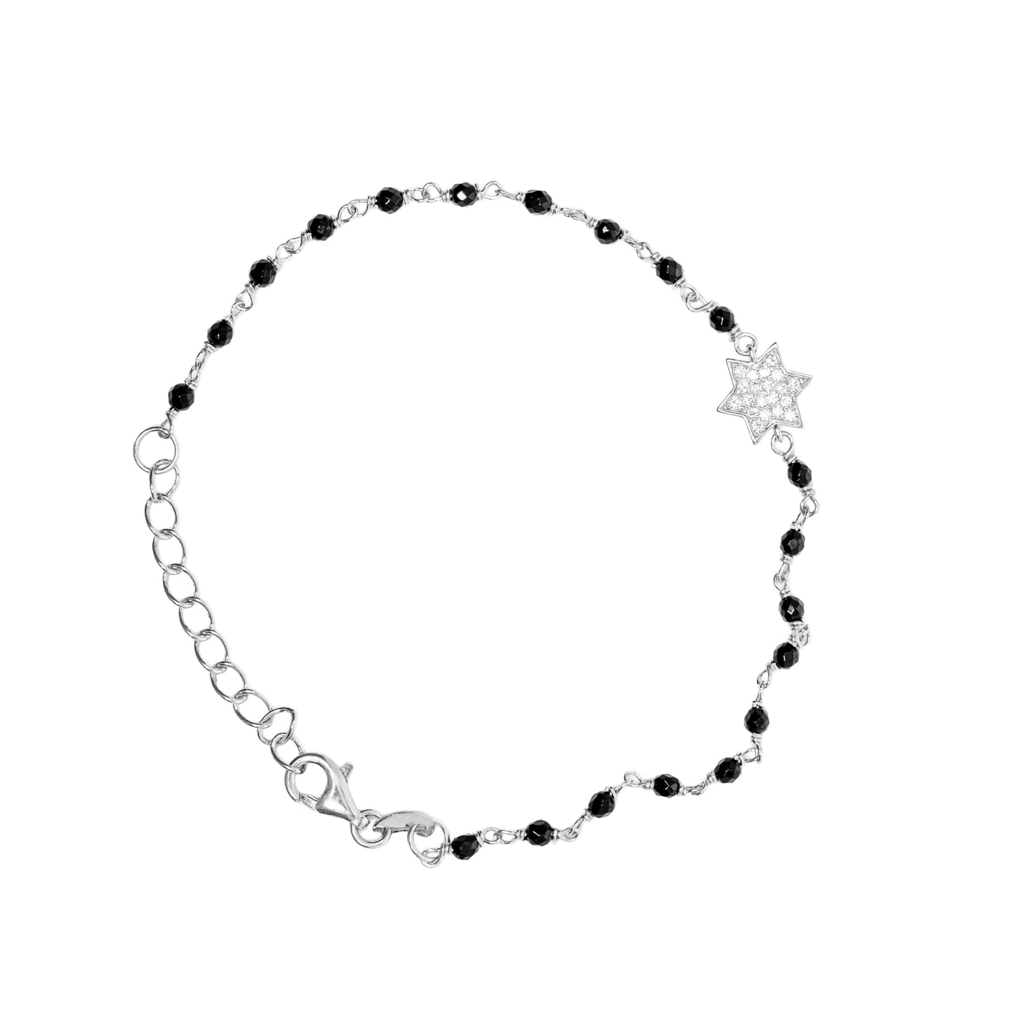 Modern Star Mangalsutra Bracelet | 925 Sterling Silver