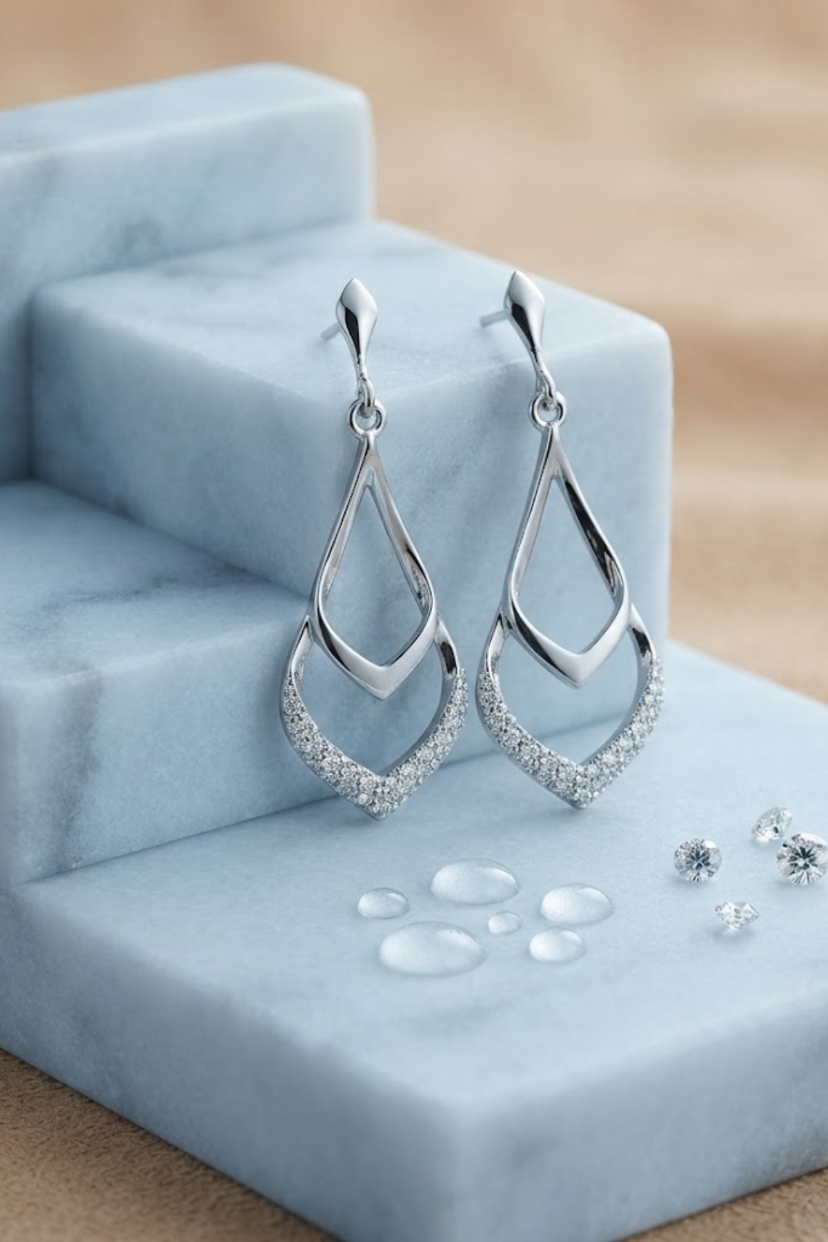 Lumière Cascade Drop Earrings