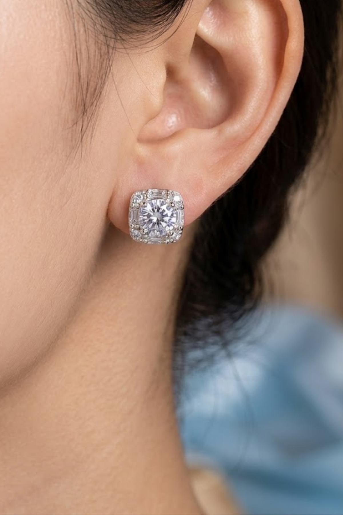 Lumière Cushion Studs