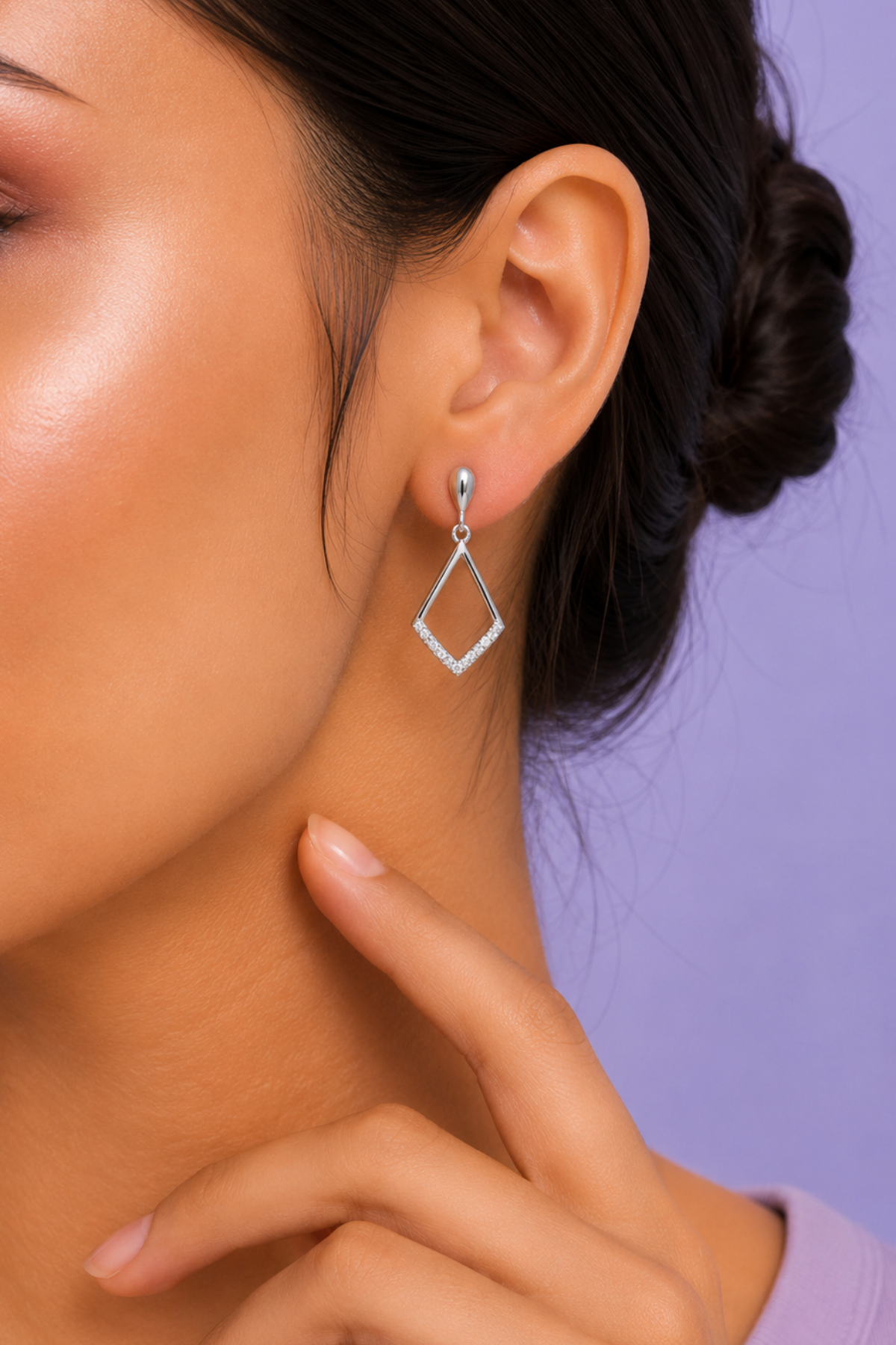 Lumière Diamond Drop Earrings