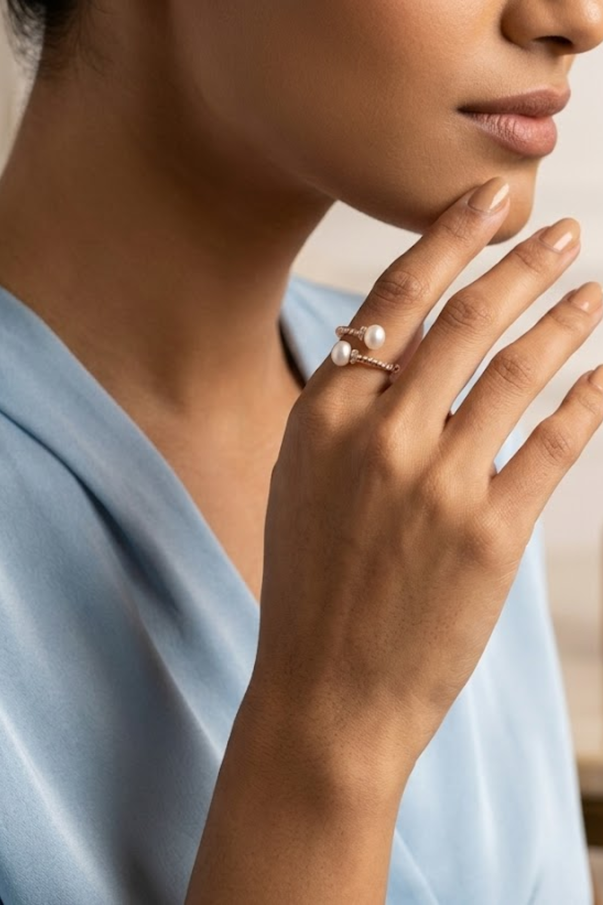 Luna Pearl Ring