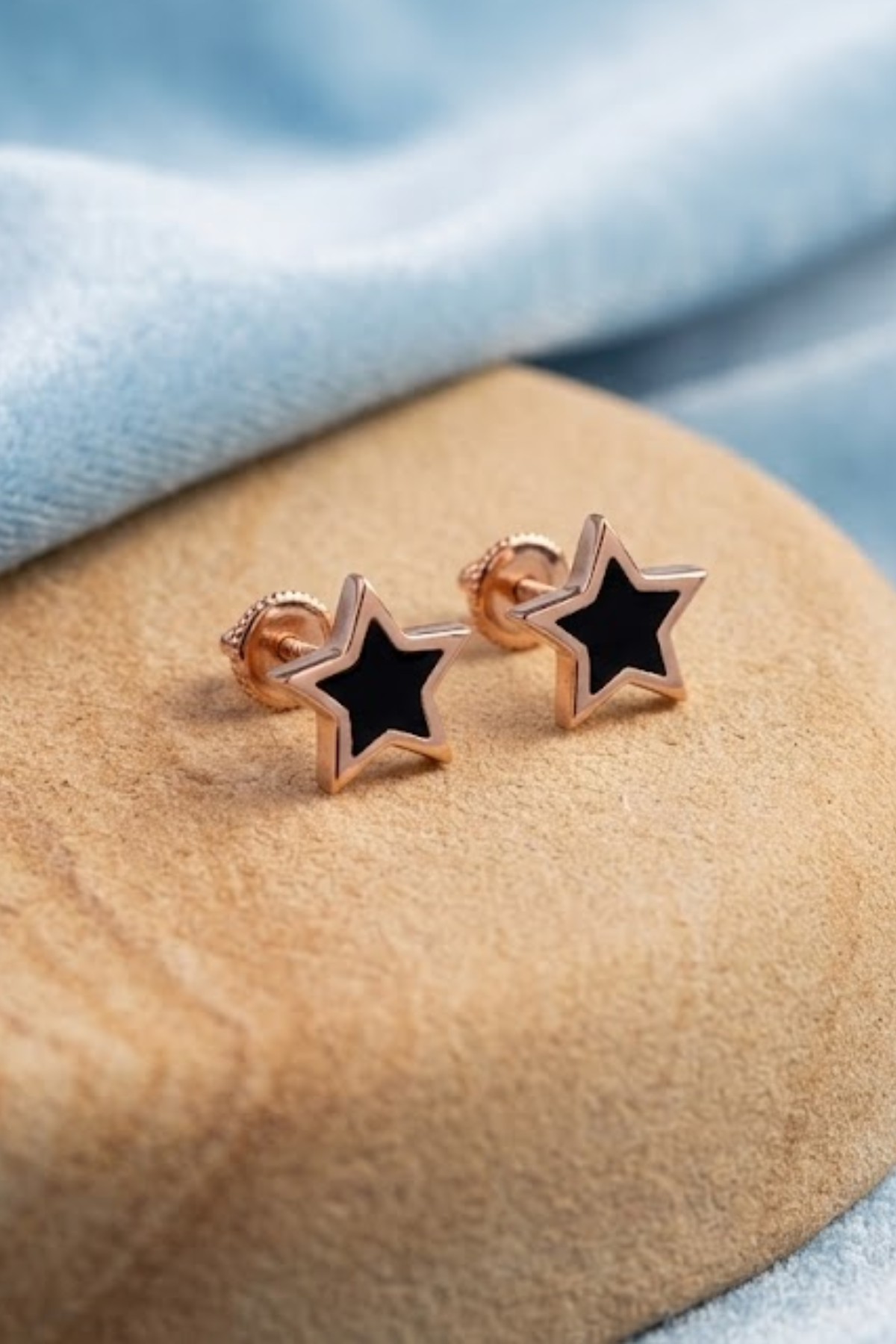 Noir Star Studs