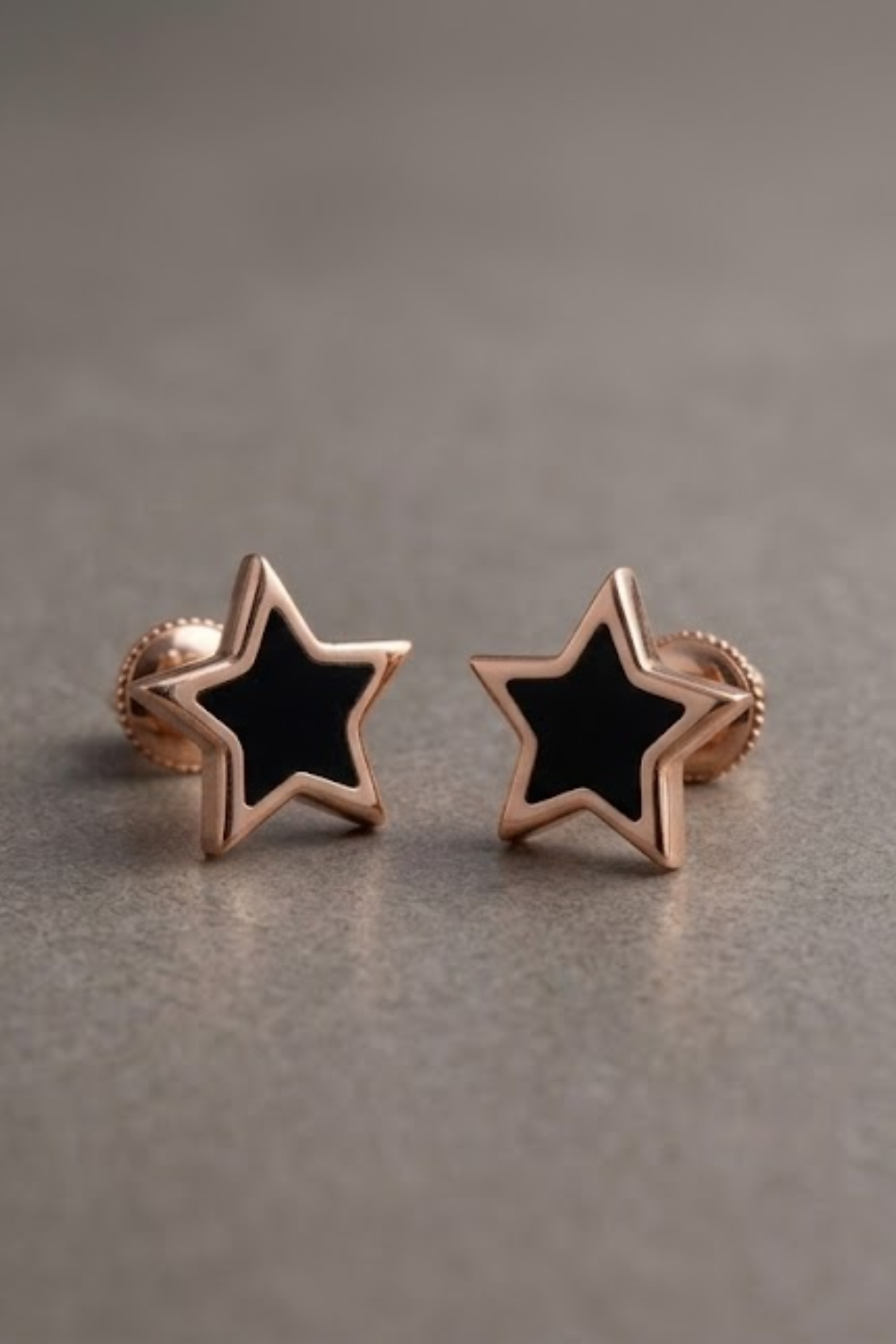 Noir Star Studs