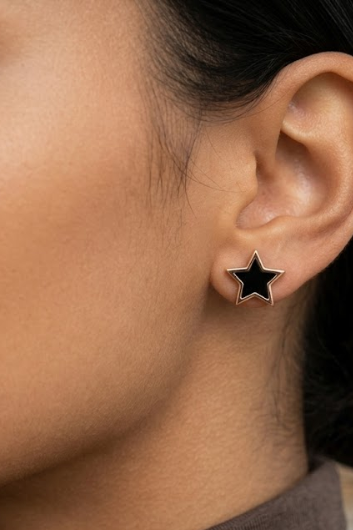 Noir Star Studs
