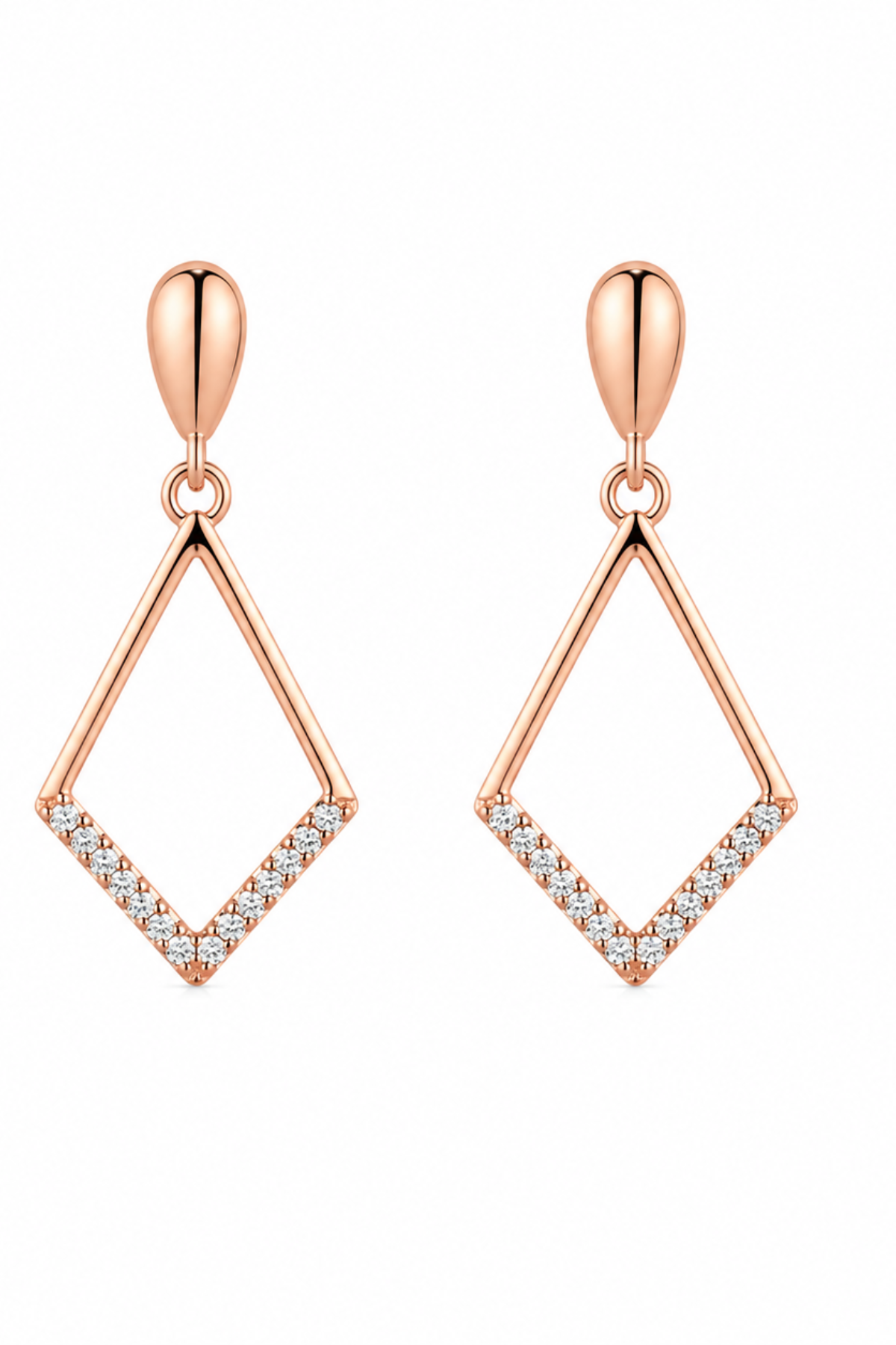 Rosé Prism Earrings