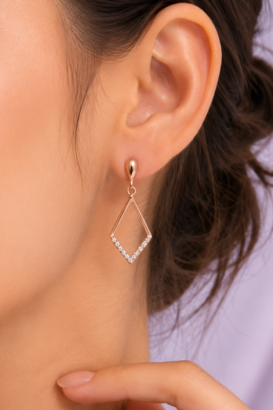 Rosé Prism Earrings
