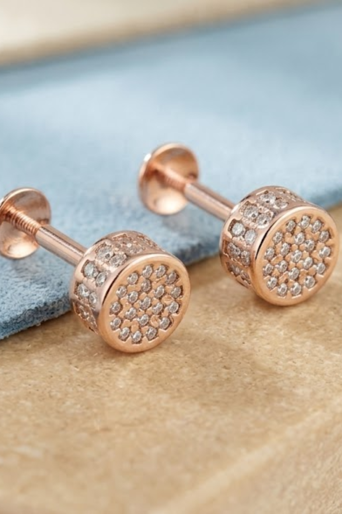 Rosé Spark Studs