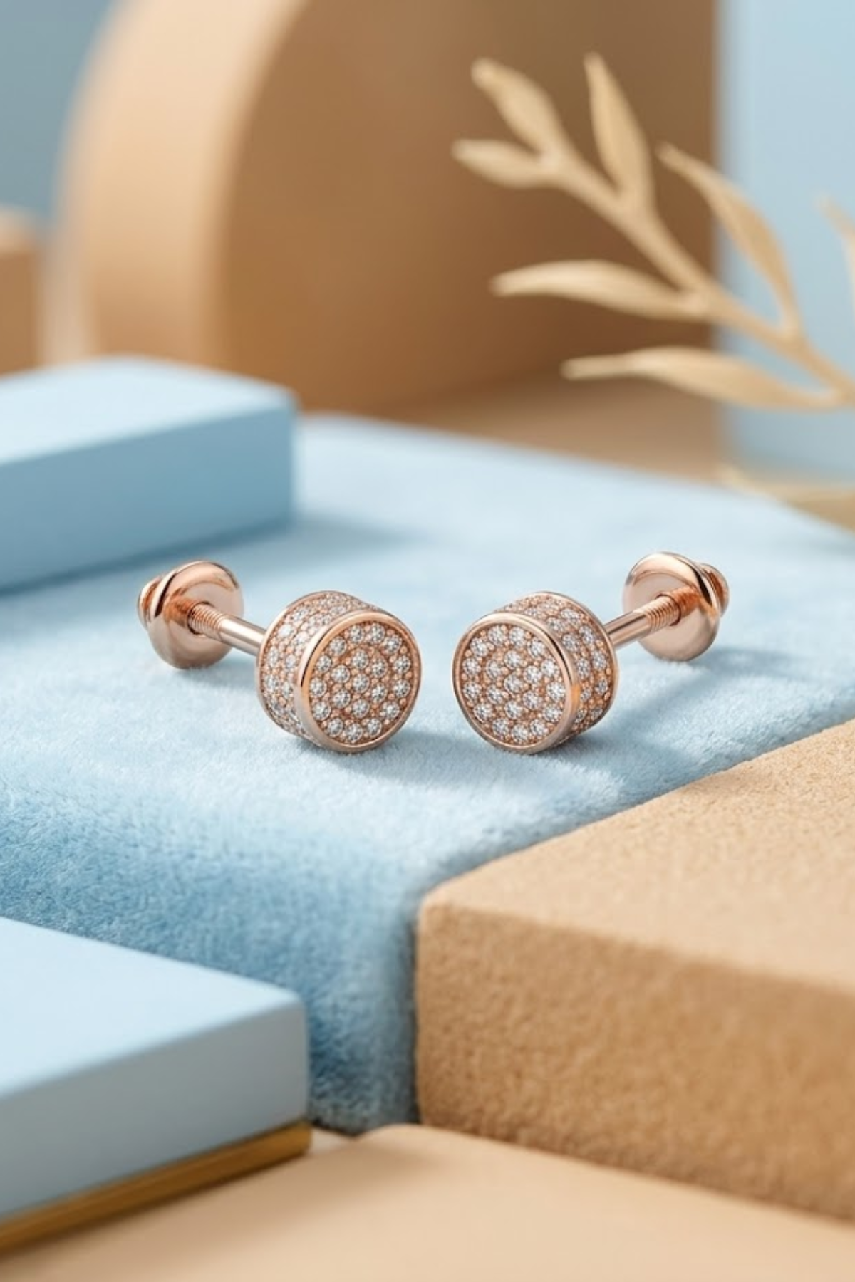 Rosé Spark Studs