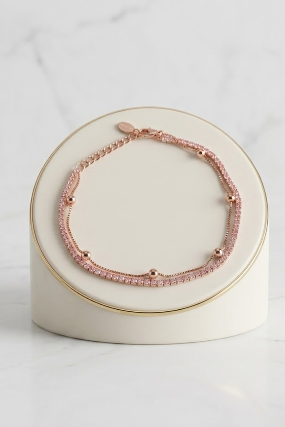 Rosé Tennis Bracelet