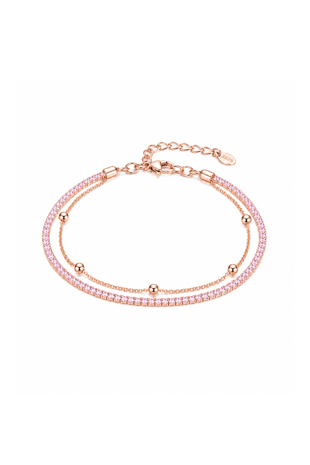 Rosé Tennis Bracelet