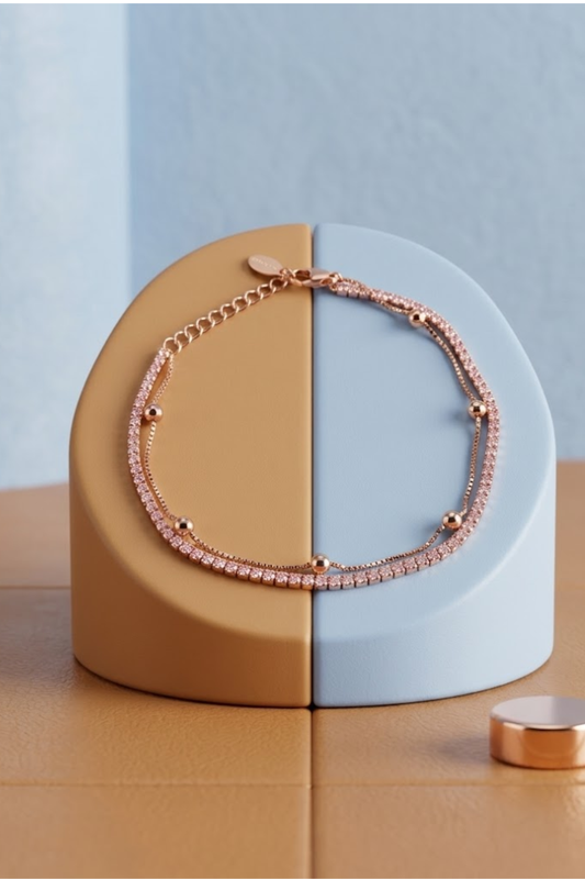 Rosé Tennis Bracelet