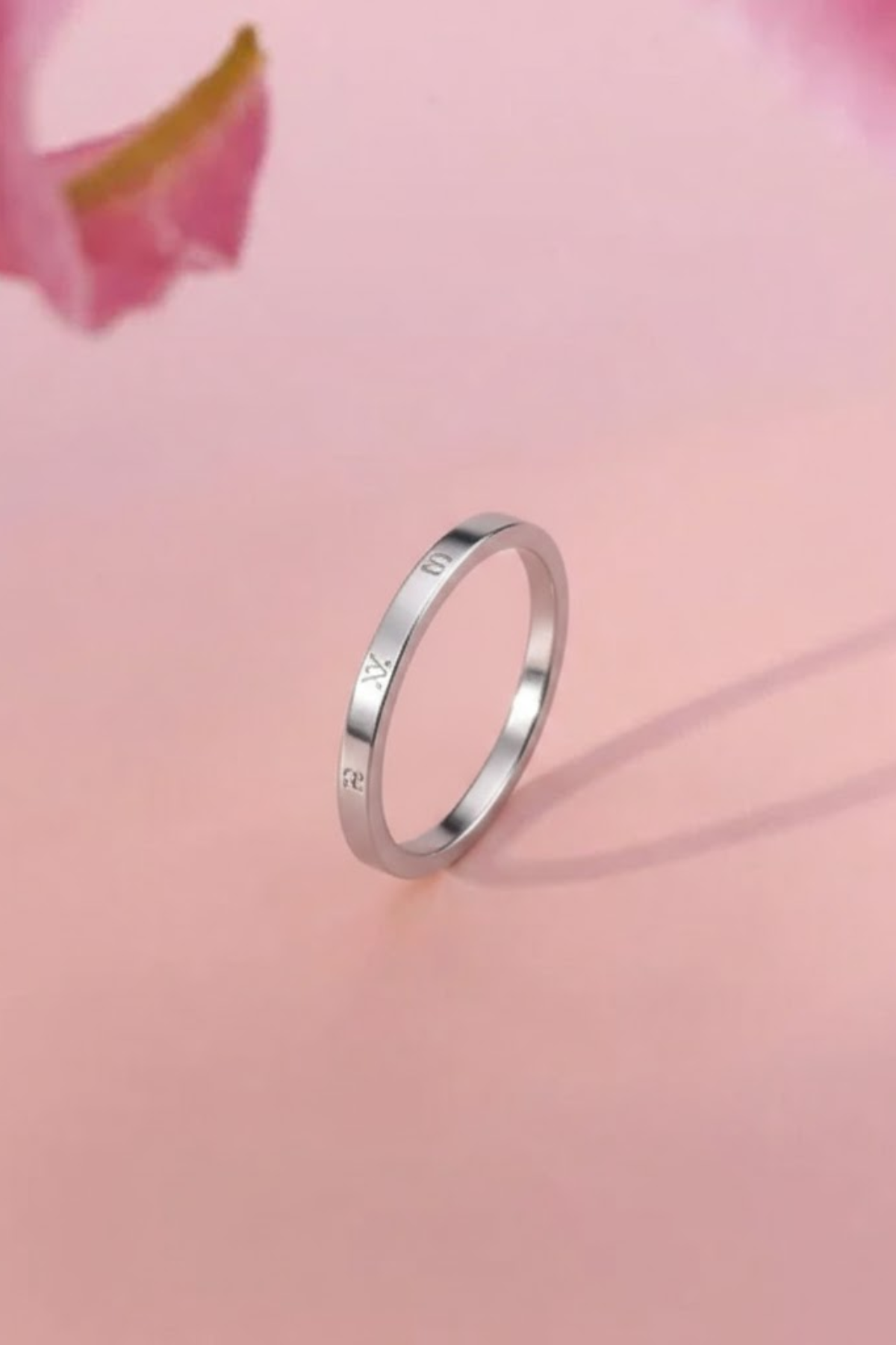 Silver Flush-Set Crystal Eternity Band | 925 Sterling Silver