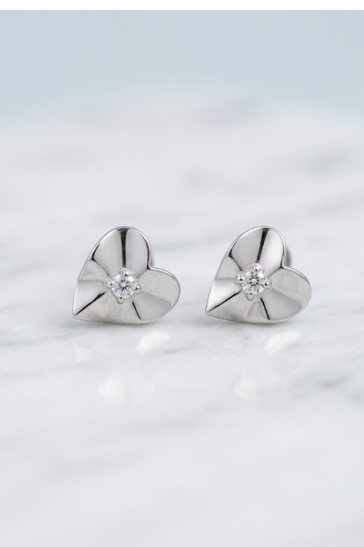 Tiny Heart Studs