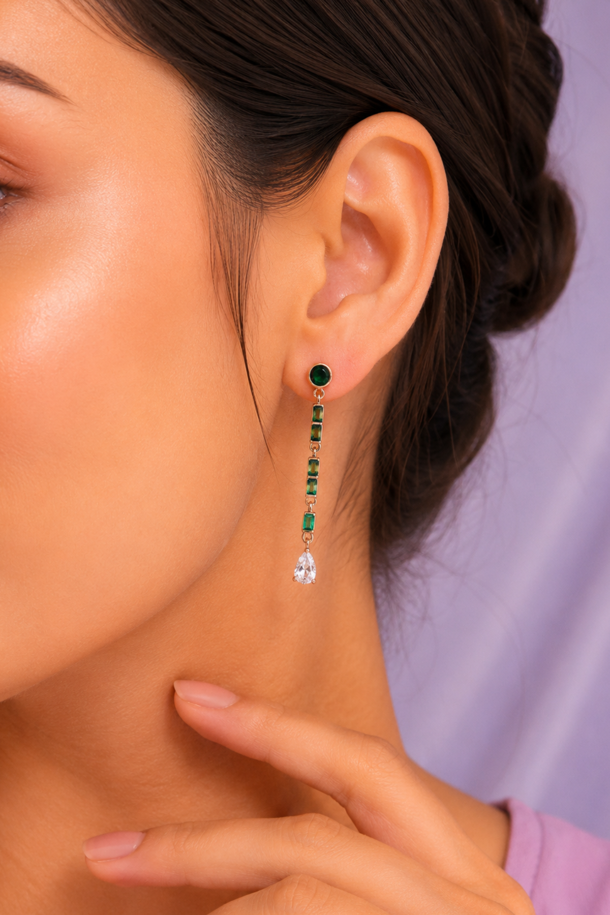 Verde Cascade Earrings